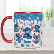 Load image into Gallery viewer, Personalized Autism Awareness Accent Mug Custom Name Gift