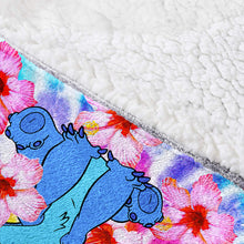 Load image into Gallery viewer, Personalized Tie Dye Blanket Hoodie with Name - Gift for Her