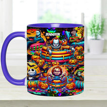 Load image into Gallery viewer, Personalized Halloween Accent Mug Custom Name Unique Gift