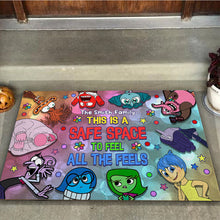 Load image into Gallery viewer, Personalized Doormat Safe Space Family Name Custom Gift