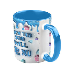 Load image into Gallery viewer, Personalized Ohana Accent Mug Custom Name Gift for Birthdays