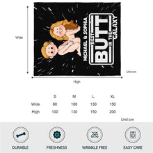 Load image into Gallery viewer, Personalized Best Butt in the Galaxy Blanket for Couples