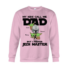 Load image into Gallery viewer, Personalized Jedi Master T-shirt & Hoodie Gift for Dad
