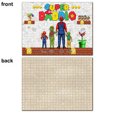 Load image into Gallery viewer, Personalized Super Plumber Jigsaw Puzzle Custom Name Gift for Dad