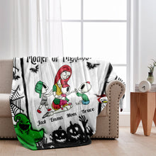 Load image into Gallery viewer, Personalized Nightmare Blanket with Family Design | Great Gift for Mom