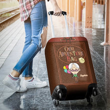 Load image into Gallery viewer, Personalized Adventure Luggage Cover Custom Name Travel Gift