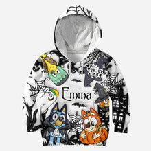 Load image into Gallery viewer, Personalized Halloween All-Over Shirt Custom Name Gift for Kids