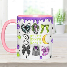 Load image into Gallery viewer, Personalized Accent Mug with Unique Design for Halloween Gift