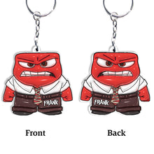 Load image into Gallery viewer, Personalized Anger Keychain Custom Name Gift for Graduation