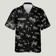 Load image into Gallery viewer, Personalized Dadalorian Hawaiian Shirt for Best Dad Ever Gift