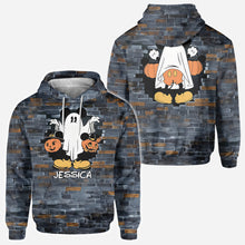 Load image into Gallery viewer, Funny Personalized Ghost Mouse All Over Shirt for Kids & Adults
