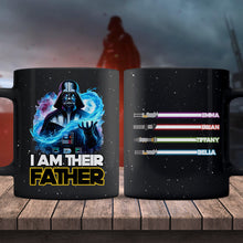 Load image into Gallery viewer, Personalized Star Wars Mug Custom Names Gift for Dad