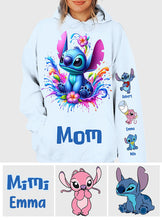 Load image into Gallery viewer, Personalized Ohana All Over Shirt Gift for Mom - Unique Birthday & Mother's Day Apparel