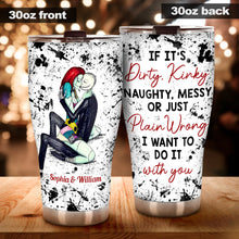 Load image into Gallery viewer, Personalized Nightmare Tumbler Custom Name Gift for Couple