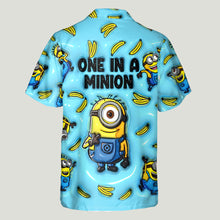 Load image into Gallery viewer, Personalized Minion Hawaiian Shirt Custom Name Gift for Him