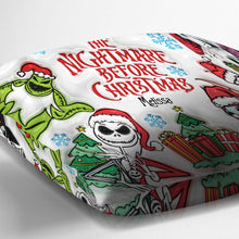 Load image into Gallery viewer, Personalized Nightmare Before Christmas Throw Pillow Gift