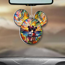 Load image into Gallery viewer, Personalized Car Ornament Transparent Acrylic for Couples