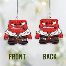 Load image into Gallery viewer, Personalized Transparent Car Ornament Custom Name Gift for Christmas