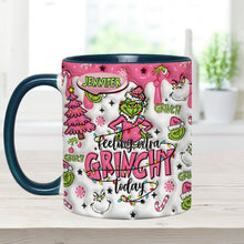 Load image into Gallery viewer, Personalized Grinch Accent Mug & Coaster Gift for Christmas