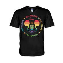 Load image into Gallery viewer, Personalized LGBT Pride T-shirt & Hoodie with Custom Name