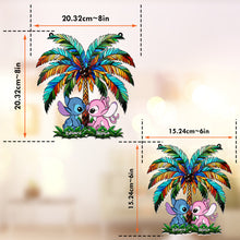 Load image into Gallery viewer, Personalized Ohana Suncatcher Ornament for Couples | Romantic Decor