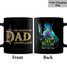 Load image into Gallery viewer, Personalized Hero's Legend Mug Custom Name Gift for Dad