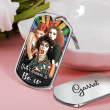 Load image into Gallery viewer, Personalized LGBT Support Epoxy Metal Keychain Unique Gift