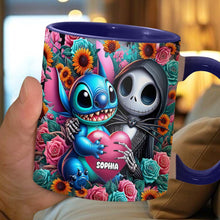 Load image into Gallery viewer, Personalized Nightmare Accent Mug Custom Name Gift for Halloween