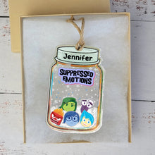 Load image into Gallery viewer, Personalized 3 Layered Shaker Ornament for Christmas Decoration