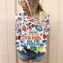 Load image into Gallery viewer, Personalized Off Shoulder Long Sleeve Dress for Women | Unique Gift Idea
