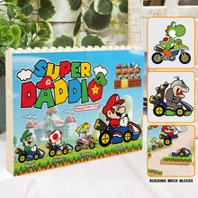 Load image into Gallery viewer, Personalized Super Dad Building Brick Block Gift for Father's Day