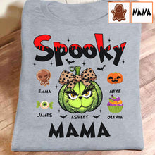 Load image into Gallery viewer, Personalized Spooky Mama T-shirt & Hoodie for Halloween Gift