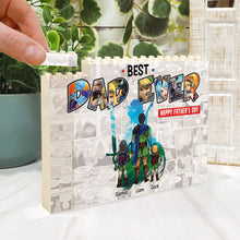 Load image into Gallery viewer, Personalized Best Dad Ever Building Brick Block Gift for Father's Day