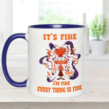 Load image into Gallery viewer, Personalized Accent Mug Cute Anxiety Design Gift for Graduation