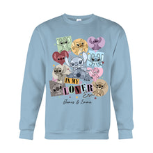 Load image into Gallery viewer, Personalized Couple T-shirt & Hoodie with Custom Names Gift for Her & Him