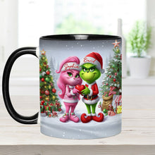 Load image into Gallery viewer, Personalized Merry Grinchmas Accent Mug Custom Name Gift for Christmas