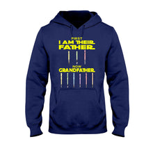 Load image into Gallery viewer, Personalized Star Wars Father Grandfather T-Shirt & Hoodie Gift