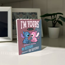 Load image into Gallery viewer, Personalized Ohana Vertical Rectangle Building Brick Block Custom Name Gift for Couple