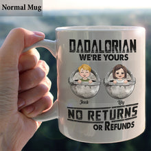 Load image into Gallery viewer, Personalized Dadalorian Mug Custom Family Design Gift