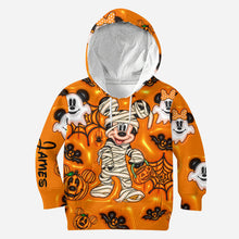 Load image into Gallery viewer, Personalized Halloween All-Over Shirt Custom Name Gift