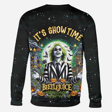 Load image into Gallery viewer, Personalized Beetlejuice All Over Shirt Custom Name Halloween Gift