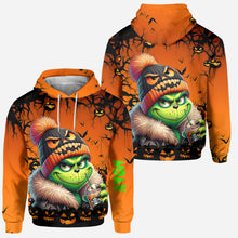 Load image into Gallery viewer, Personalized Halloween Grinch Hoodie & Leggings Set Gift