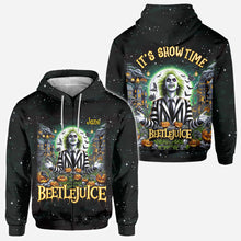 Load image into Gallery viewer, Personalized Beetlejuice All Over Shirt Custom Name Halloween Gift