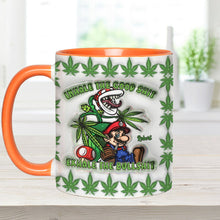 Load image into Gallery viewer, Personalized Weed Accent Mug Inhale the Good Sh*t Gift