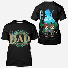 Load image into Gallery viewer, Personalized All Over Shirt The Legend of Dad/Mom Gift Idea