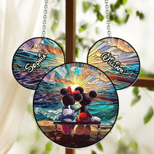 Load image into Gallery viewer, Personalized Beach Couple Suncatcher Ornament Gift for Home