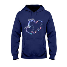 Load image into Gallery viewer, Personalized Grandma T-Shirt & Hoodie with Ohana Design for Family Gifts