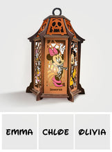 Load image into Gallery viewer, Personalized Laser Cut Halloween Lantern with Custom Name