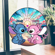 Load image into Gallery viewer, Personalized Suncatcher Ornament Custom Name Ohana Gift