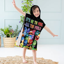 Load image into Gallery viewer, Personalized Kid Hooded Towel Poncho with Name | Unique Gift